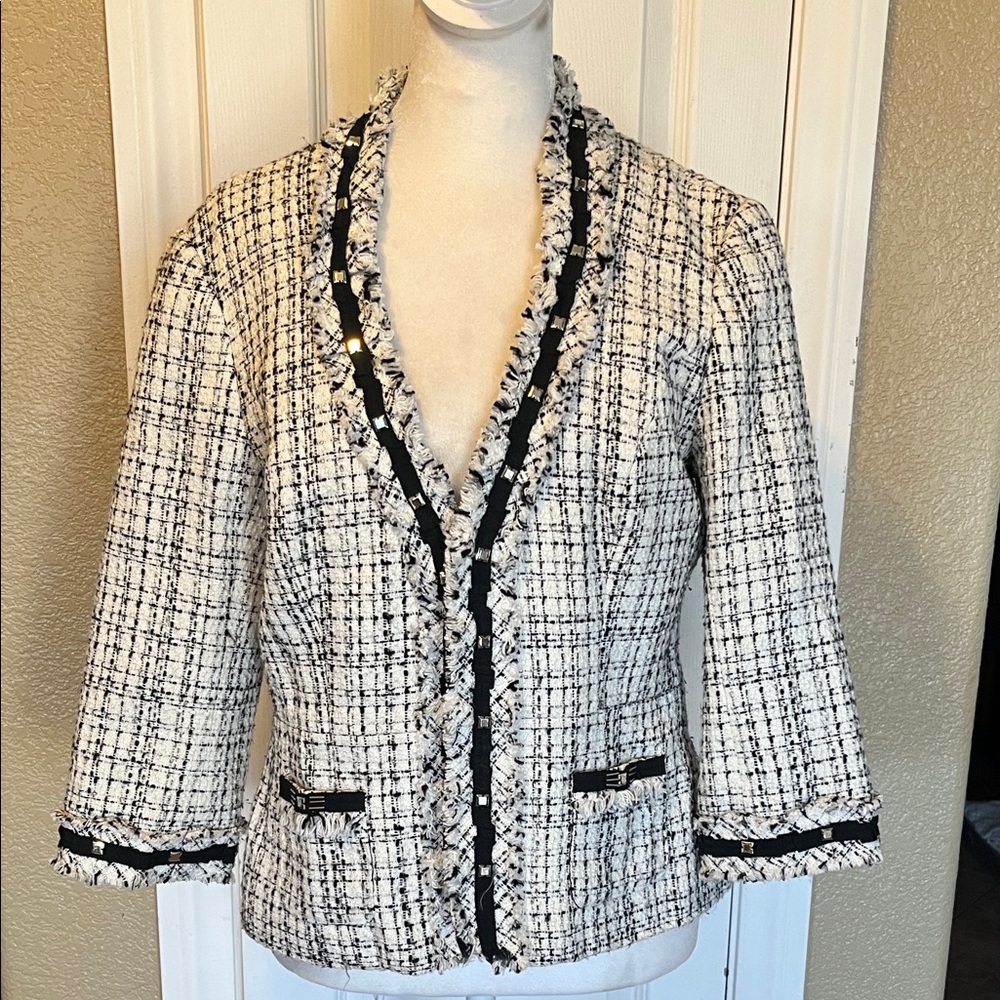 White House Black Market Tweed Blazer